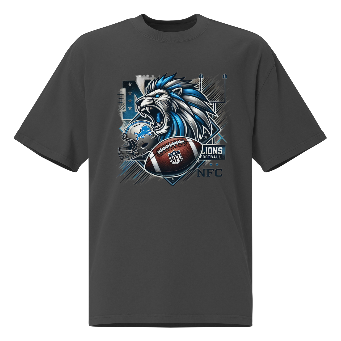 “Lions’ Pride No. 1 Seed” Oversized faded t-shirt